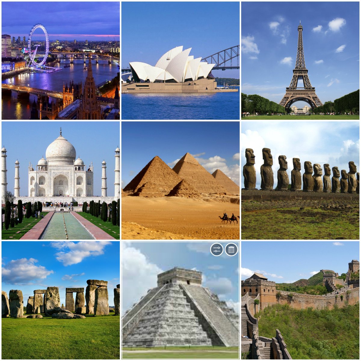 World famous places